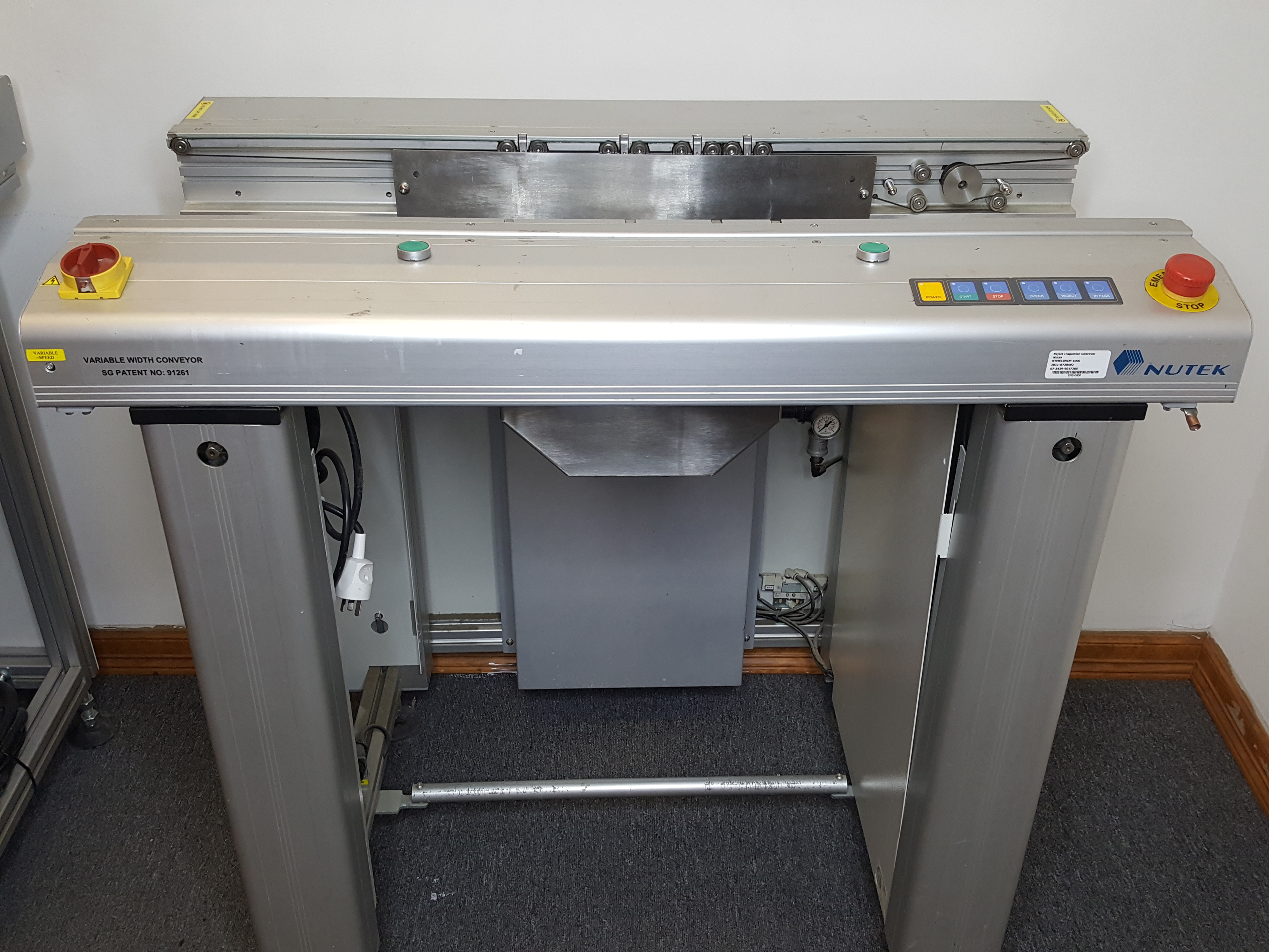 Tk859 Nutek Ntm501rcm 1000 Reject Inspection Conveyor 2011