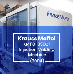 TK427 - Krauss Maffei KM110-390C1 Injection Molding Machine (2004)